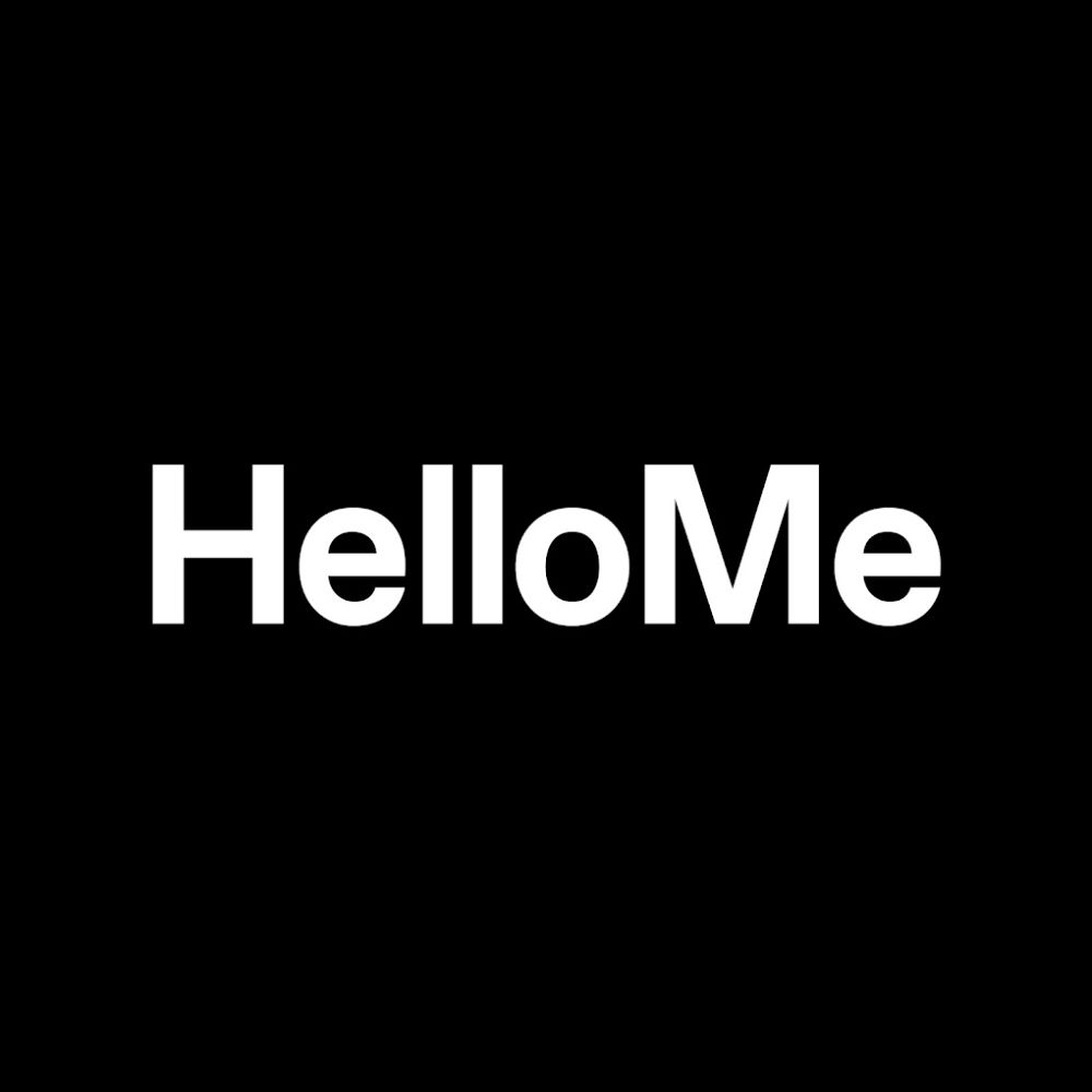 logo Design Print Material <p> HelloMe </p>